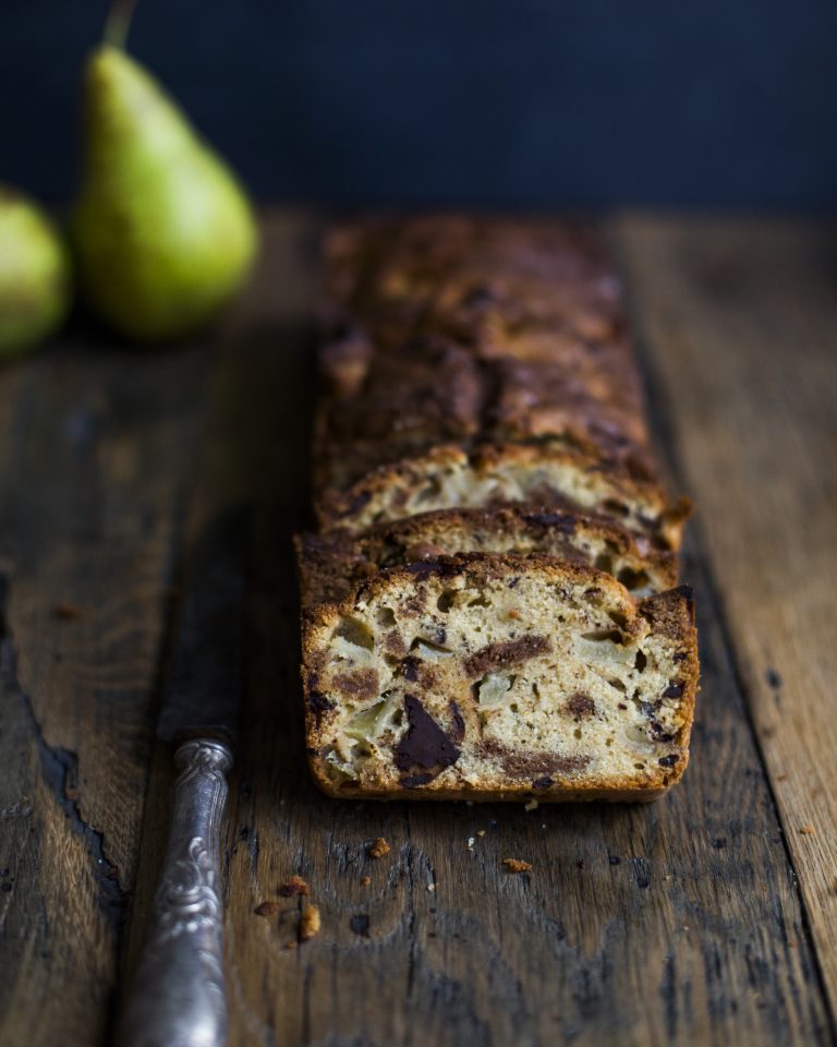 Cake met speculaas, peer en pure chocolade Zoete Zusjes